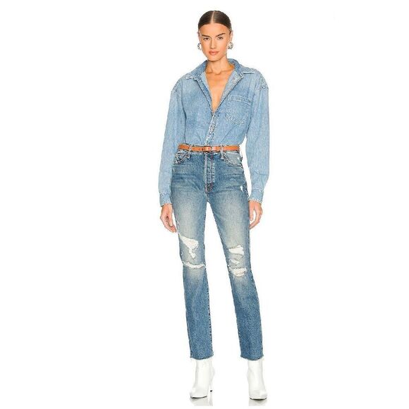 Mother The Trickster Skimp Fray in Thrill Seeker Size 30 - Picture 1 of 12